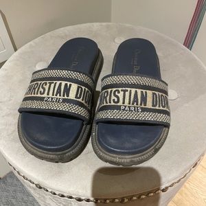 Authentic Christian Dior flats sandals size 37/7